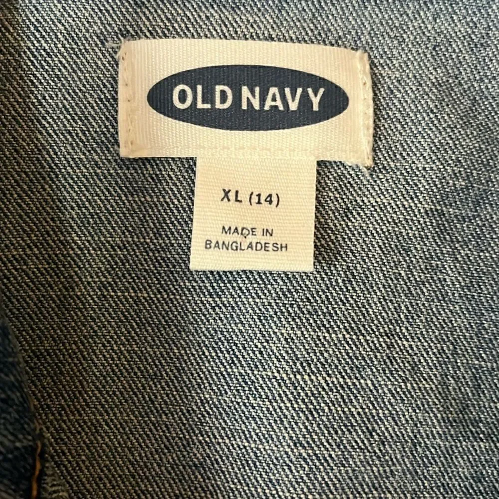 Old Navy Girls Size XL (14) Denim Jean Jacket